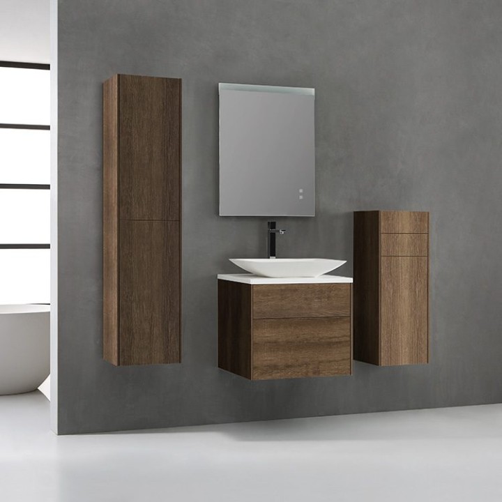Koupelnový nábytek – set StoneArt Venice VE-0600pro-1 dubový tmavý 60×52