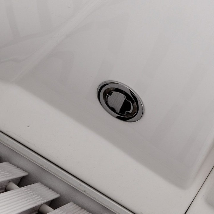 Parní sauna EAGO AWT S200A alu 161×131 levé provedení