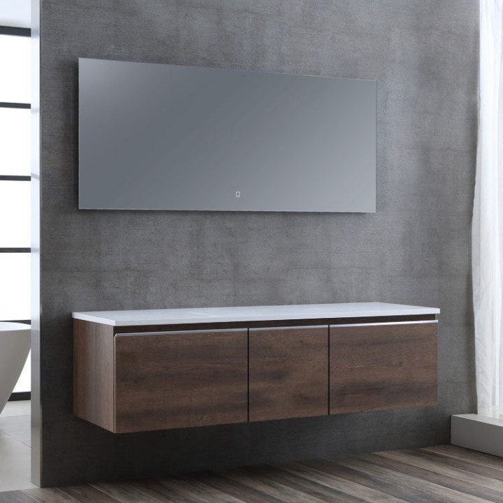 Koupelnový nábytek – set StoneArt Milano ME-1600pro dubový tmavý 160×45