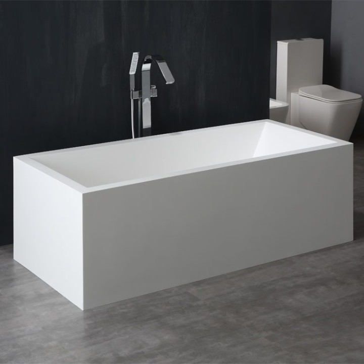 Volně stojící vana StoneArt BS-523 bílá 180×81 matná