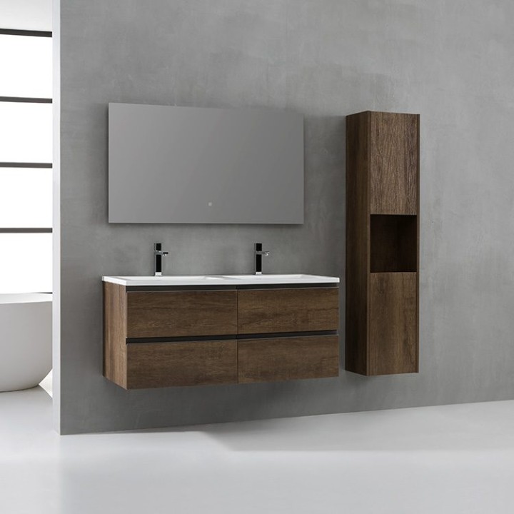 Koupelnový nábytek – set StoneArt Monte Carlo MC-1200 dubový tmavý 120×52