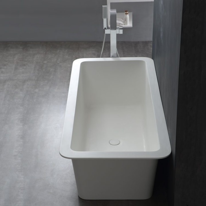 Volně stojící vana StoneArt BS-502 bílá 179×80 lesklá