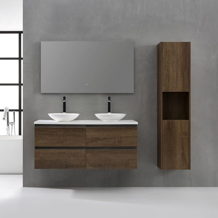 Koupelnová skříňka StoneArt Monte Carlo MC-1200pro-4 dubová světlá 120×52