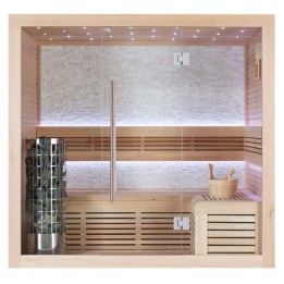 Finská sauna EAGO AWT E1106B hemlock 180×120 6,8 kW Cilindro