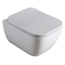 Závěsné WC StoneArt -WC TMS-510P bílé 52×37 lesklé