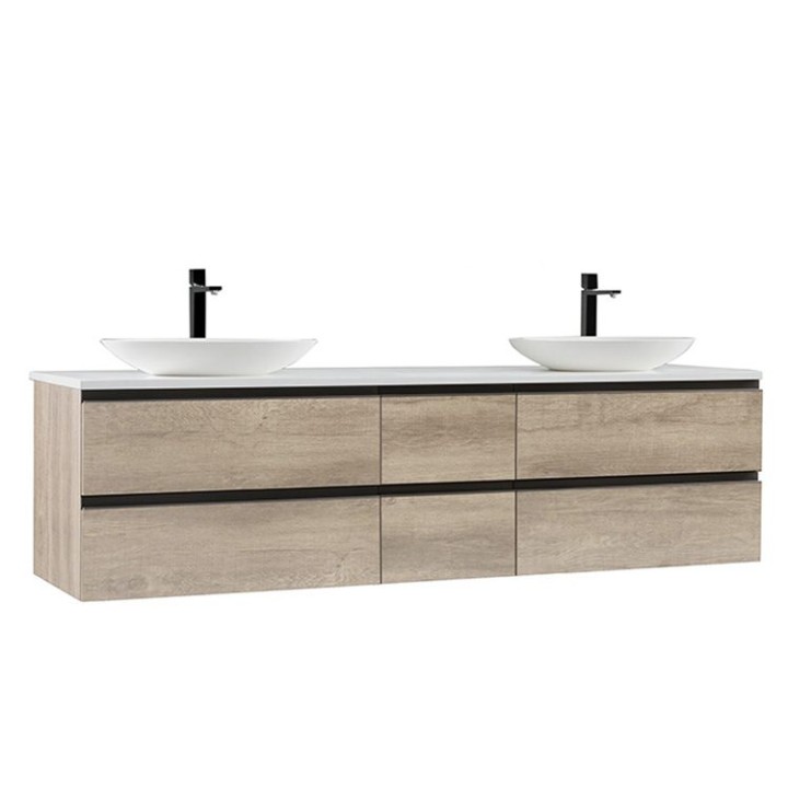 Koupelnová skříňka StoneArt Monte Carlo MC-2000pro-3 dubová světlá 200×52
