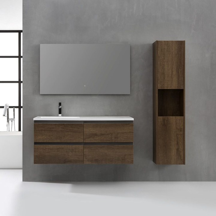 Koupelnový nábytek – set StoneArt Monte Carlo MC-1210 dubový tmavý 120×52 levé provedení