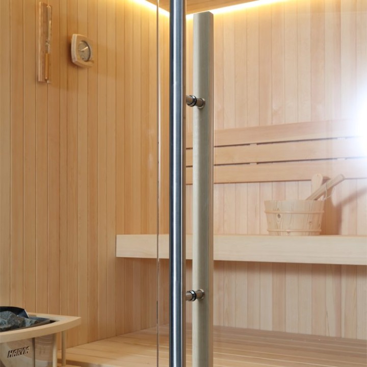 Finská sauna EAGO AWT E1802 borovice 180×180 8 kW Vega