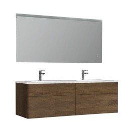 Koupelnový nábytek – set StoneArt Venice VE-1600-I dubový tmavý 160×52
