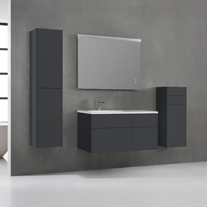 Koupelnový nábytek – set StoneArt Venice VE-1010-I tmavě šedý 100×52 levé provedení