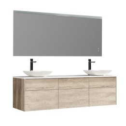 Koupelnový nábytek – set StoneArt Venice VE-1800pro-2 dubový světlý 180×52