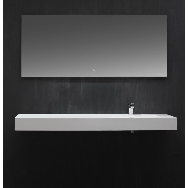 Umyvadlo StoneArt LP4516R z minerálního kamene bílé 160×48 matné