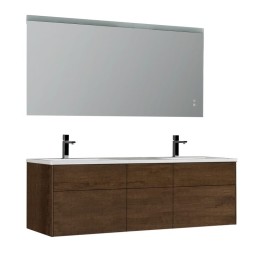 Koupelnový nábytek – set StoneArt Venice VE-1610-II dubový tmavý 160×52