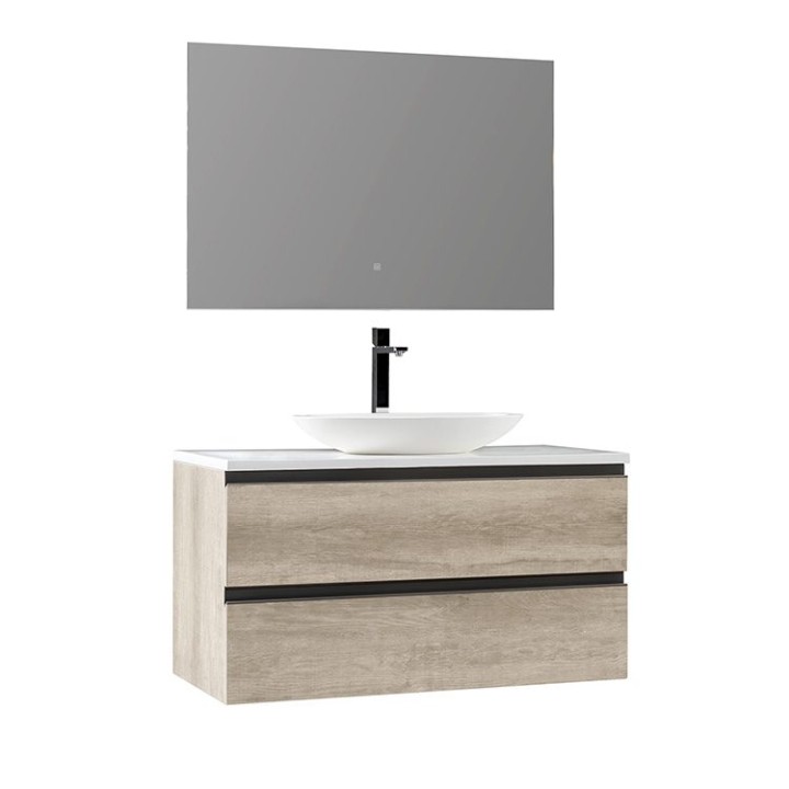 Koupelnový nábytek – set StoneArt Monte Carlo MC-1000pro-3 dubový světlý 100×52