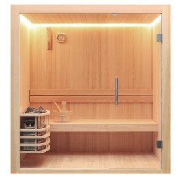 Finská sauna EAGO AWT E1803B borovice 150×120 6 kW Vega