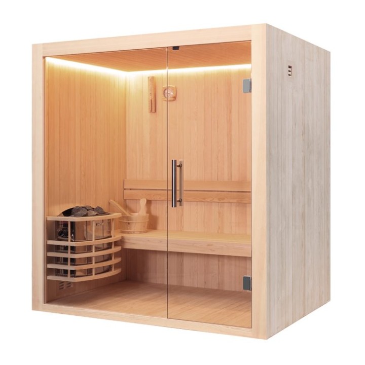 Finská sauna EAGO AWT E1803B borovice 150×120 6 kW Vega