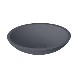 Umyvadlo StoneArt LC116 z minerálního kamene betonově šedé 38×38 matné