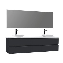 Koupelnový nábytek – set StoneArt Monte Carlo MC-2000pro-2 tmavě šedý 200×52