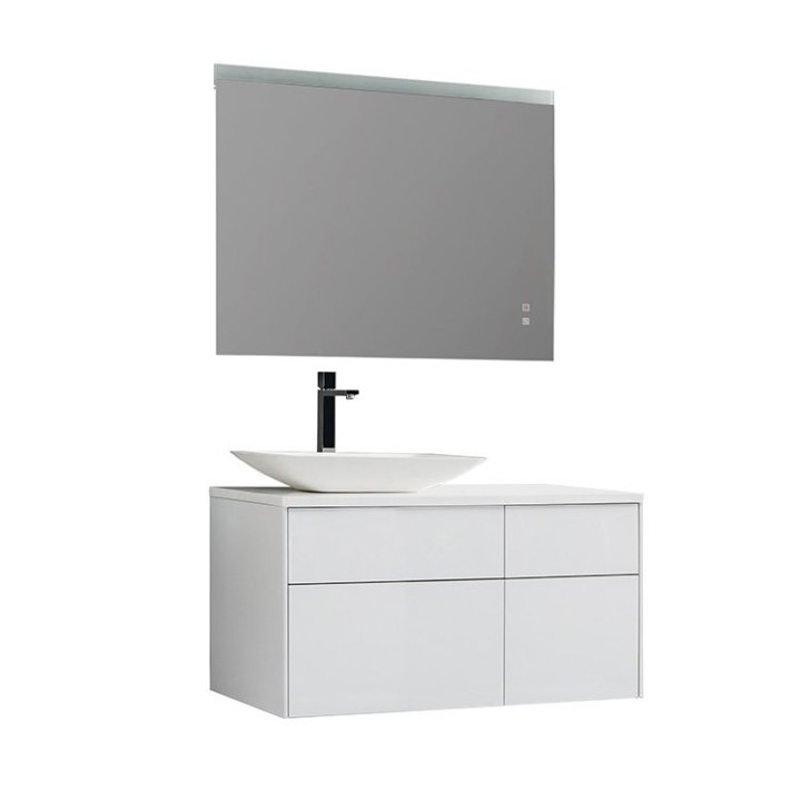 Koupelnový nábytek – set StoneArt Venice VE-1010pro-1 bílý 100×52 levé provedení