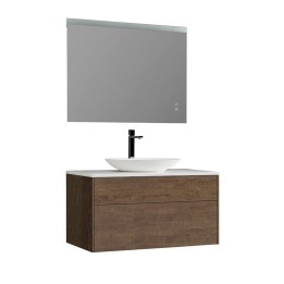 Koupelnový nábytek – set StoneArt Venice VE-1000pro-3 dubový tmavý 100×52