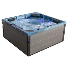 Venkovní vířivka EAGO AWT IN-403 premium OceanWave 200×200 šedá