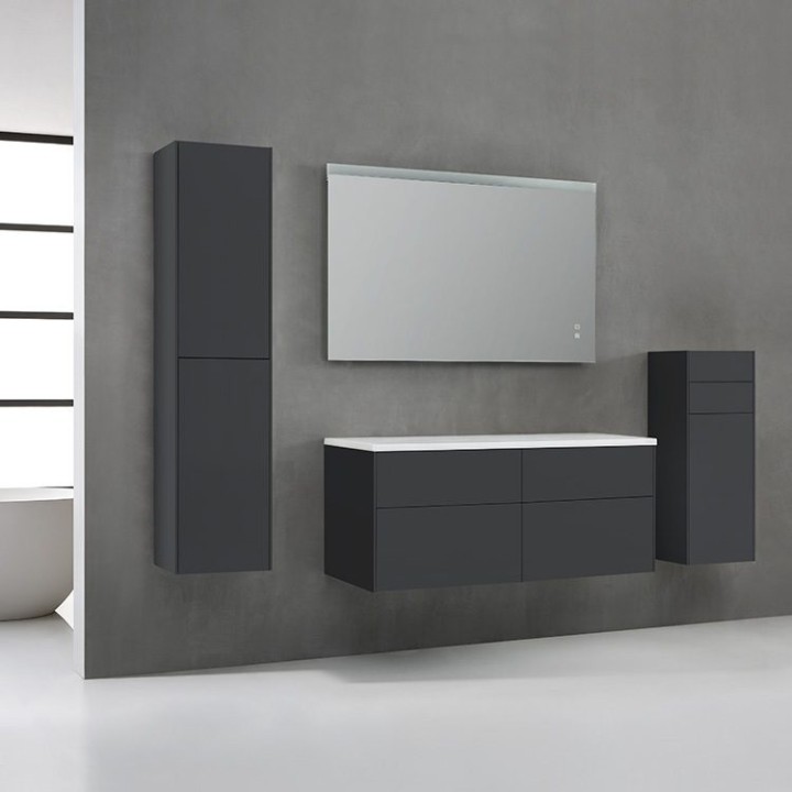 Koupelnový nábytek – set StoneArt Venice VE-1200pro tmavě šedý 120×52