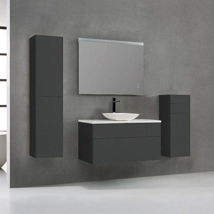 Koupelnový nábytek – set StoneArt Venice VE-1000pro-2 tmavě šedý 100×52