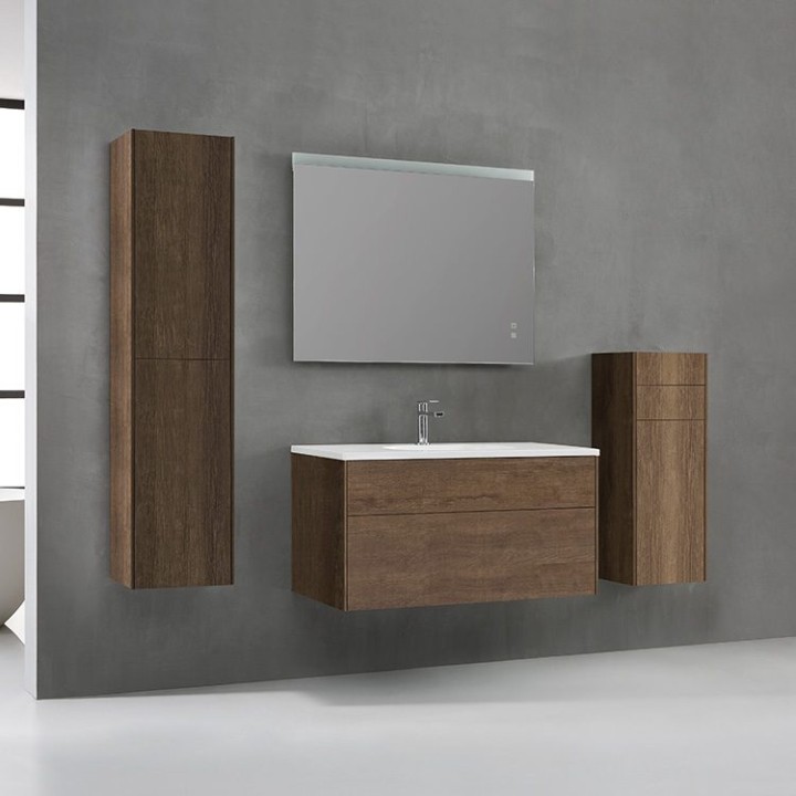 Koupelnový nábytek – set StoneArt Venice VE-1000-I dubový tmavý 100×52