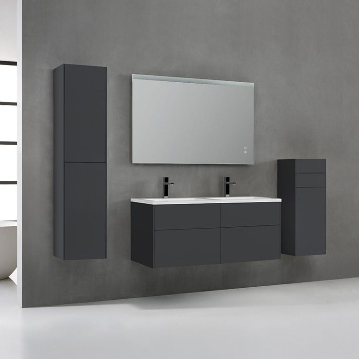 Koupelnový nábytek – set StoneArt Venice VE-1200-II tmavě šedý 120×52