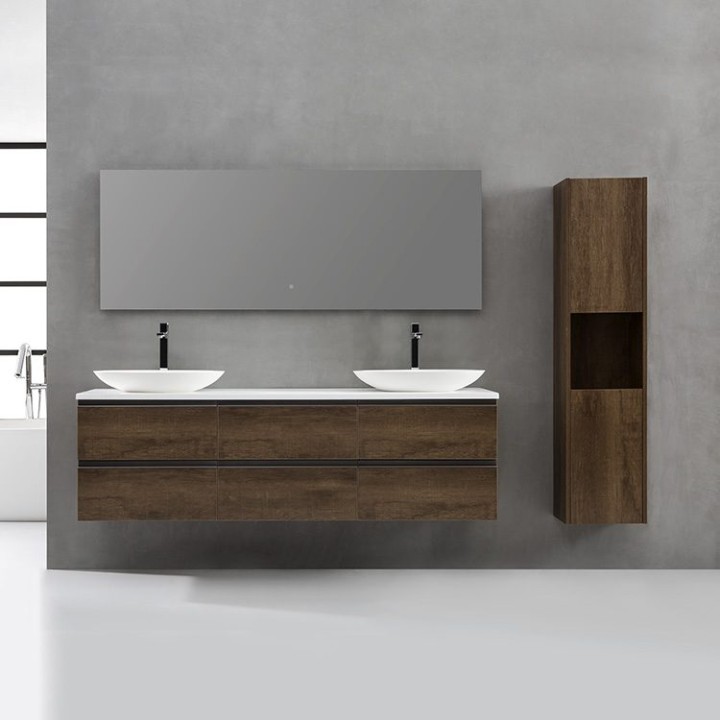 Koupelnový nábytek – set StoneArt Monte Carlo MC-1800pro-3 bílý 180×52