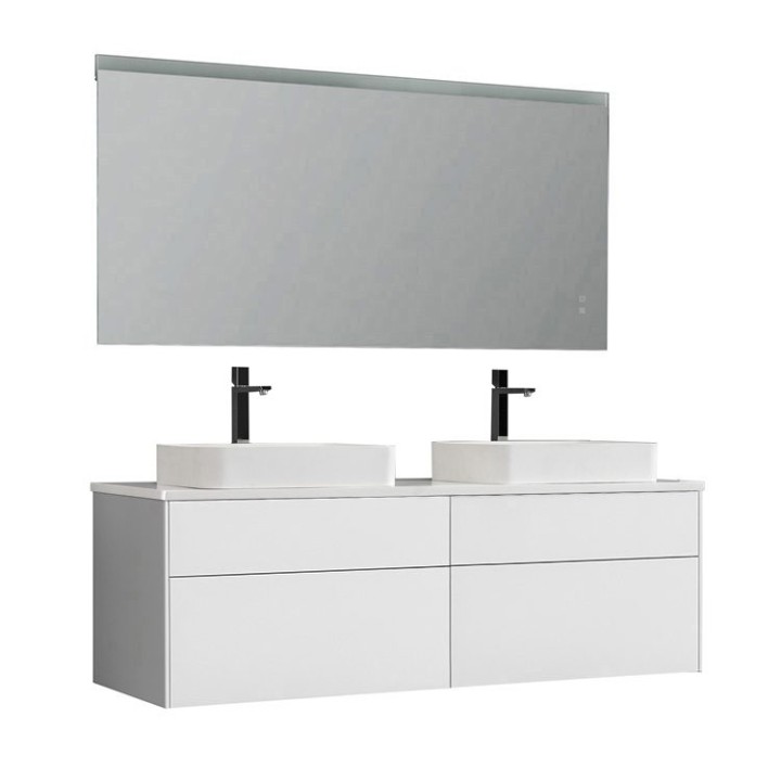 Koupelnový nábytek – set StoneArt Venice VE-1600pro-5 bílý 160×52