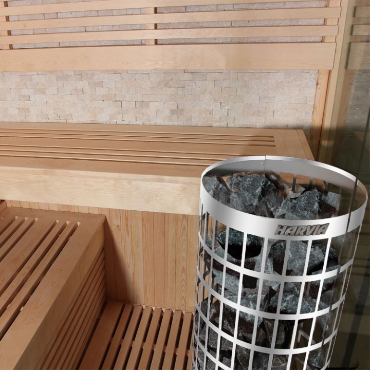 Luxusní finská sauna Bellagio E1211C 180x180x210
