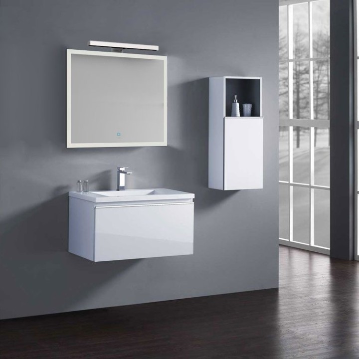 Koupelnový nábytek – set StoneArt Milano ME-0800 bílý 80×45