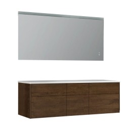 Koupelnový nábytek – set StoneArt Venice VE-1610pro dubový tmavý 160×52