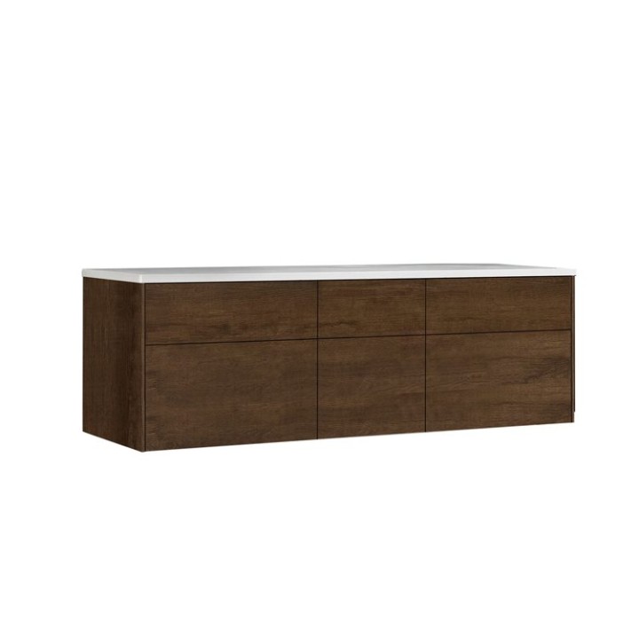 Koupelnová skříňka StoneArt Venice VE-1610pro dubová tmavá 160×52