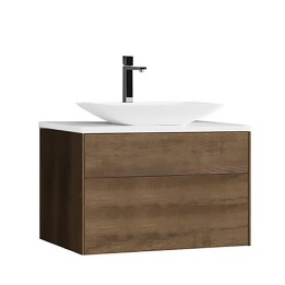 Koupelnová skříňka StoneArt Venice VE-0800pro-1 dubová tmavá 80×52