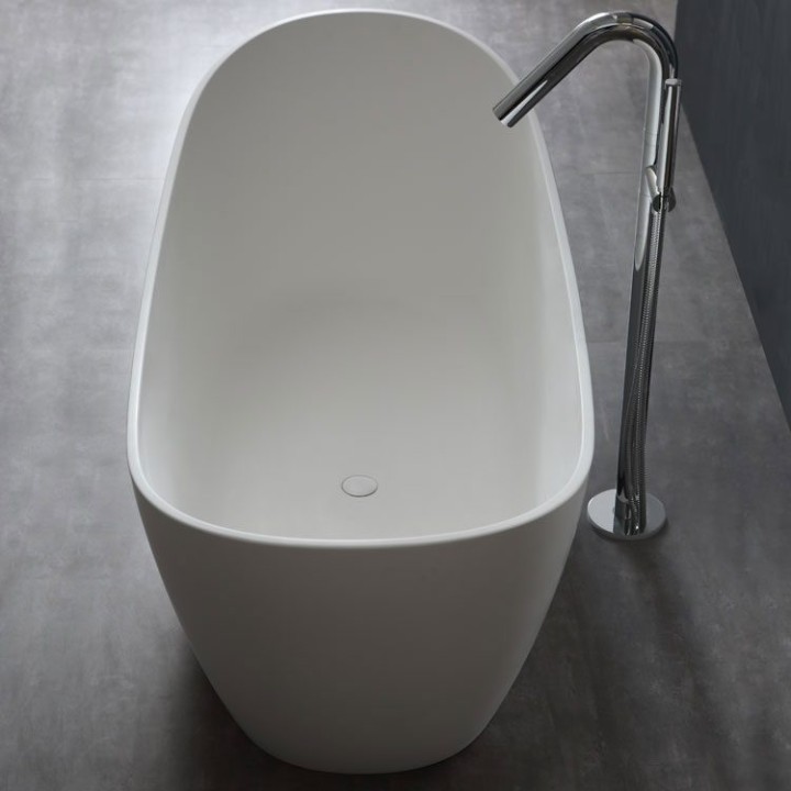Volně stojící vana StoneArt BS-526 bílá 185×79 matná