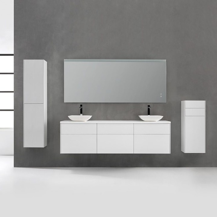 Koupelnová skříňka StoneArt Venice VE-1800pro-2 tmavě šedá 180×52