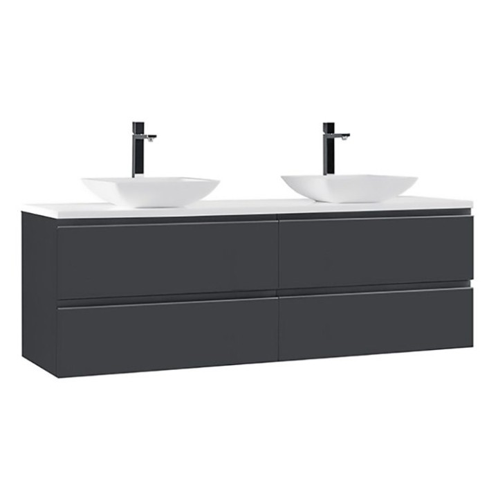 Koupelnová skříňka StoneArt Monte Carlo MC-1600pro-2 tmavě šedá 160×52