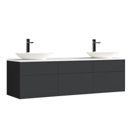 Koupelnová skříňka StoneArt Venice VE-1800pro-3 tmavě šedá 180×52