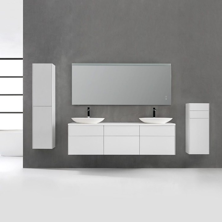 Koupelnová skříňka StoneArt Venice VE-1800pro-3 tmavě šedá 180×52
