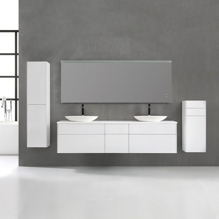 Koupelnová skříňka StoneArt Venice VE-2000pro-3 dubová tmavá 200×52