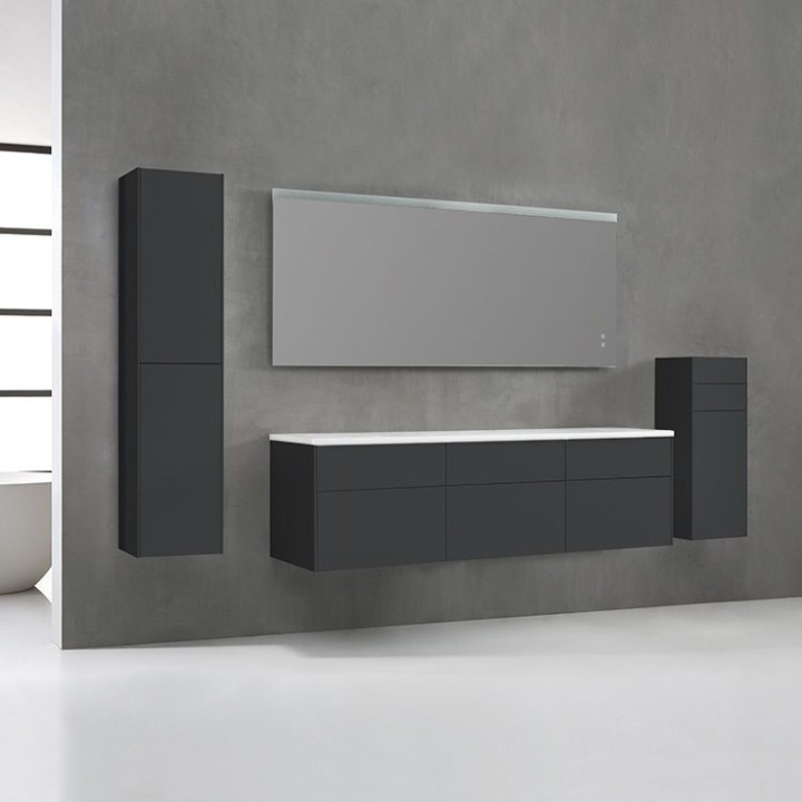 Koupelnová skříňka StoneArt Venice VE-1800pro tmavě šedá 180×52