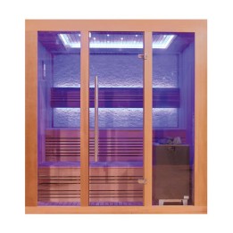 Finská sauna EAGO AWT E1244B červený cedr 180×150 9 kW EOS Cubo