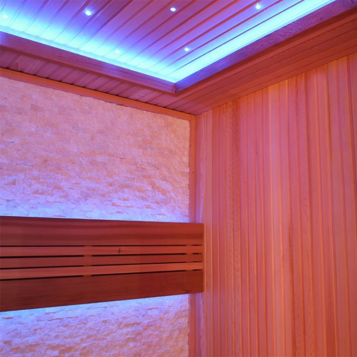 Finská sauna EAGO AWT E1244B červený cedr 180×150 9 kW EOS Cubo