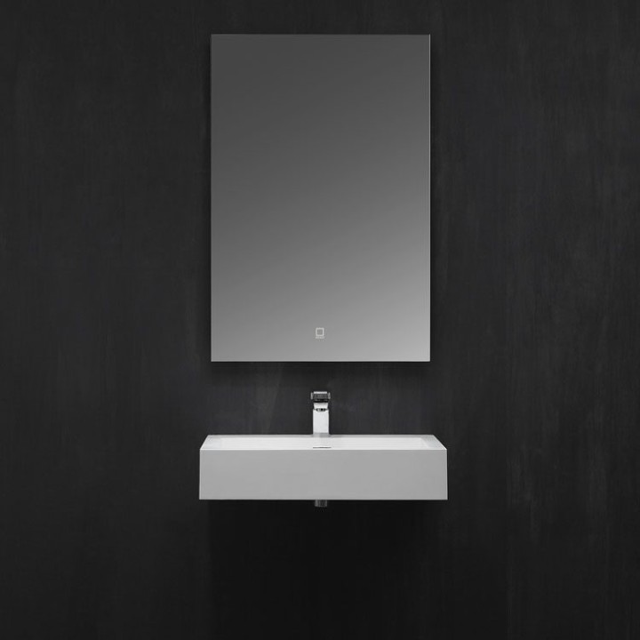 Umyvadlo StoneArt LP4506 z minerálního kamene bílé 60×48 lesklé