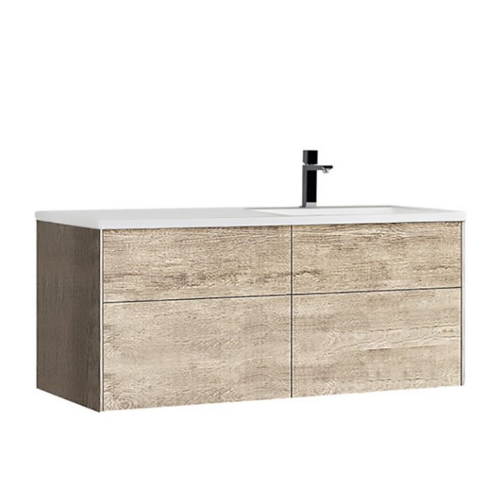 Koupelnová skříňka StoneArt Venice VE-1210-II dubová světlá 120×52 pravé provedení