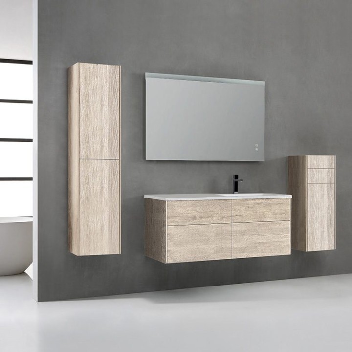 Koupelnová skříňka StoneArt Venice VE-1210-II dubová světlá 120×52 pravé provedení
