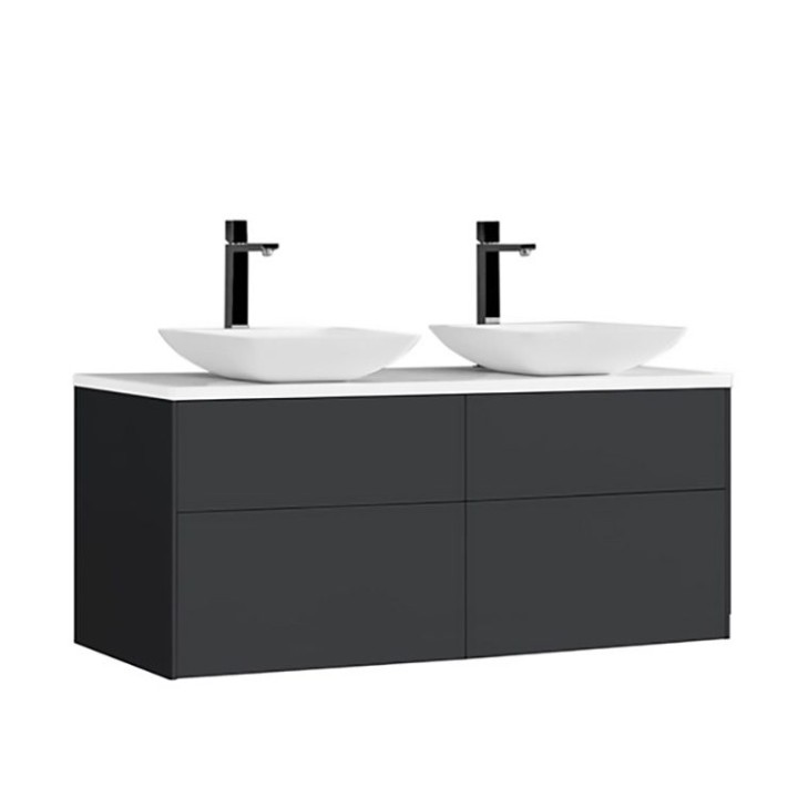 Koupelnová skříňka StoneArt Venice VE-1200pro-2 tmavě šedá 120×52