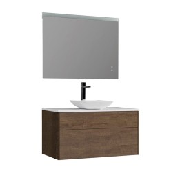 Koupelnový nábytek – set StoneArt Venice VE-1000pro-2 dubový tmavý 100×52